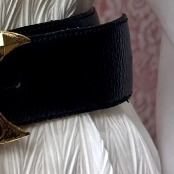 Laure de France Statement Leather Belt | Jewel Buckle | Made in France - Picture 8 of 8